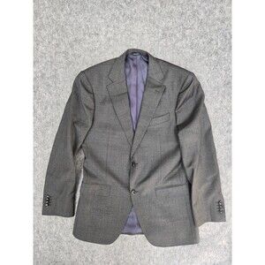 Suit Supply Vitale Barberis Canonico Gray Wool Super 110's Men's Blazer Size 40L